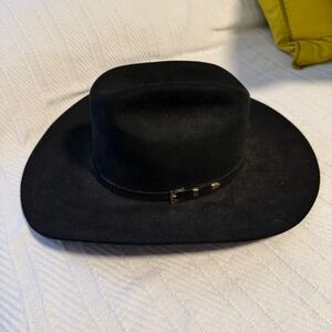 Stetson 4X Beaver Black Cowboy Hat 7 1/8